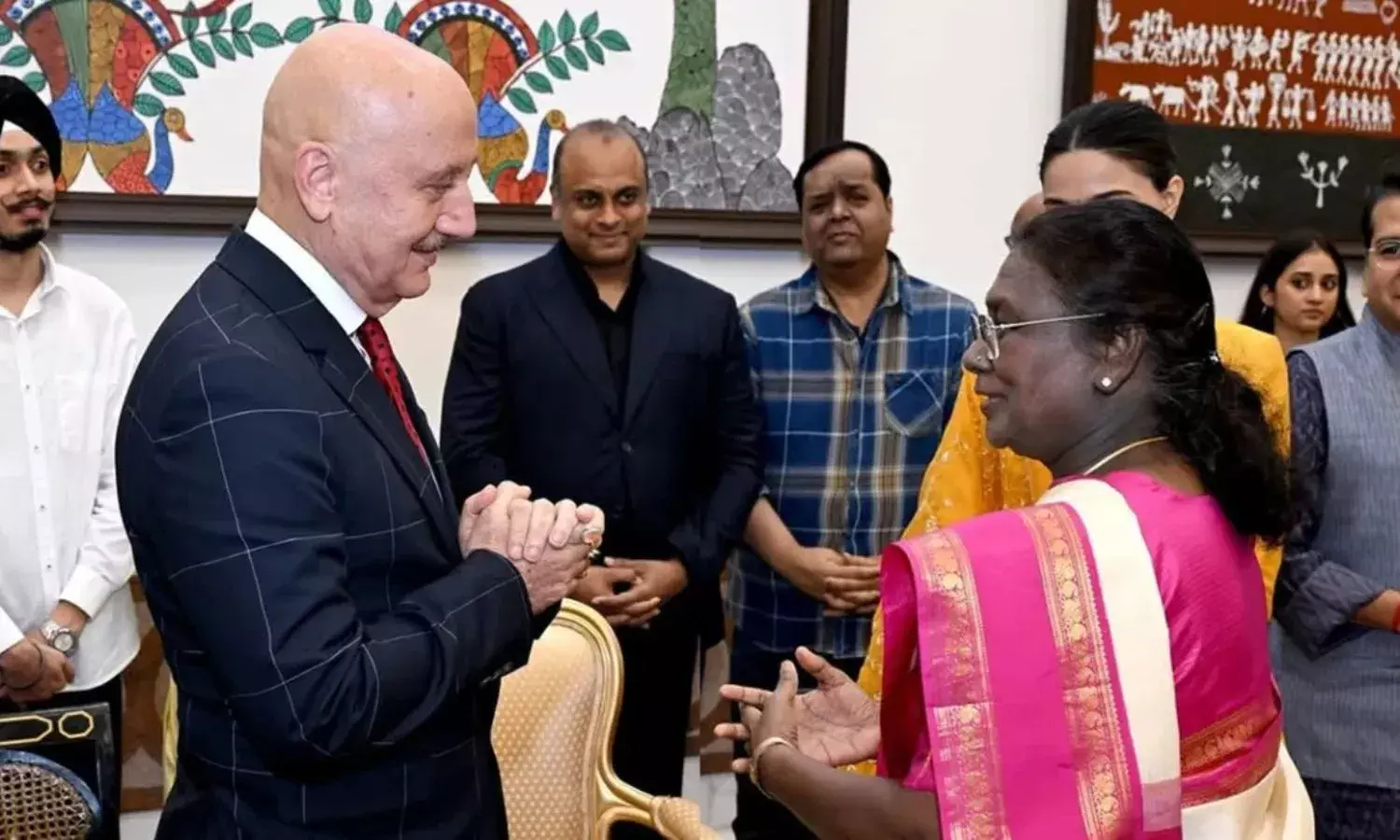 राष्ट्रपति भवन में हुई ‘तन्वी द ग्रेट’ की स्पेशल स्क्रीनिंग, अनुपम खेर समेत पूरी टीम रही मौजूद