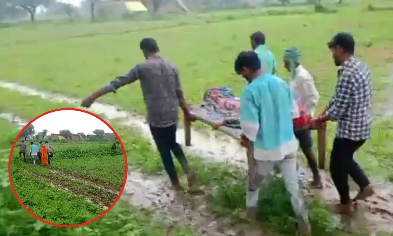 सतना के इस गांव में आज भी नहीं है रोड, बीमार व्यक्ति को चारपाई में लेकर जाते है अस्पताल