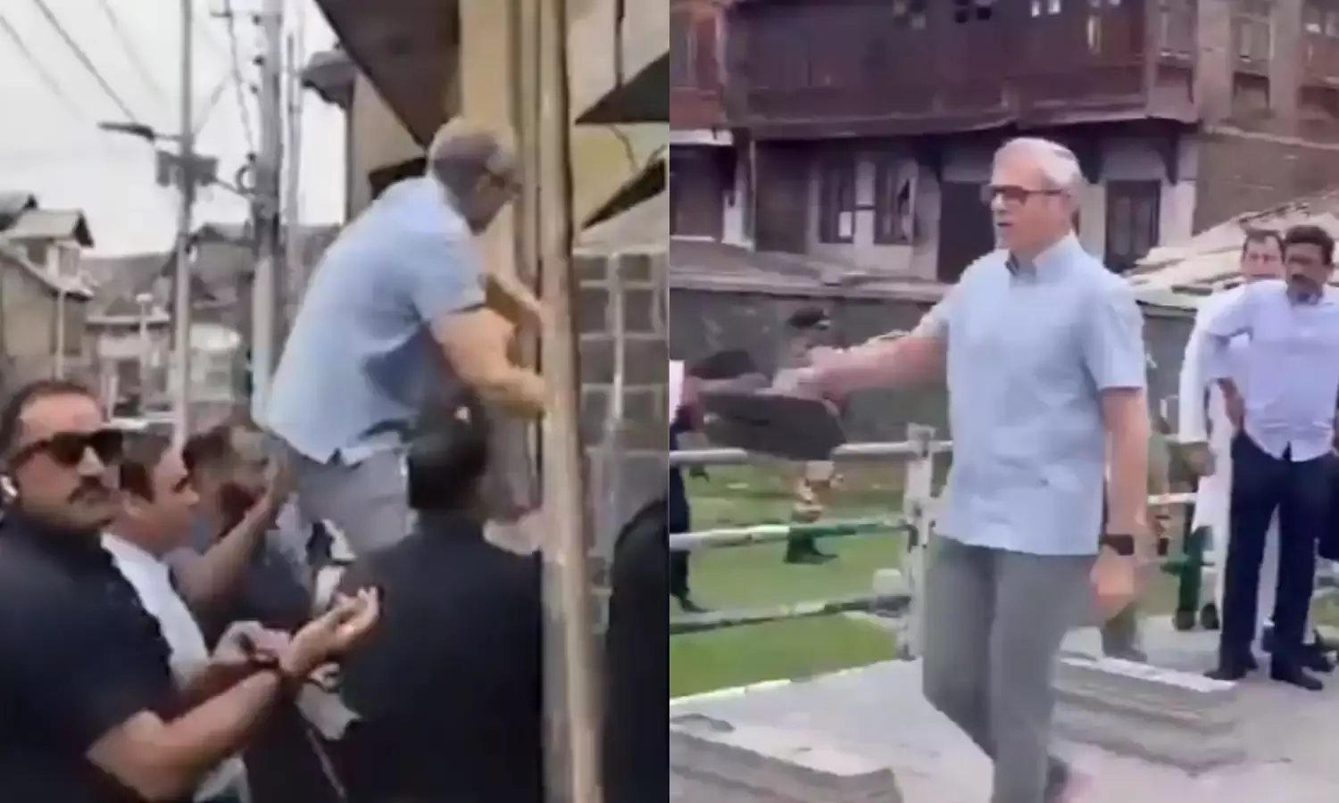 उमर अब्दुल्ला ने मजार-ए-शुहादा की चारदीवारी फांदकर पढ़ी नमाज, वीडियो सोशल मीडिया पर वायरल