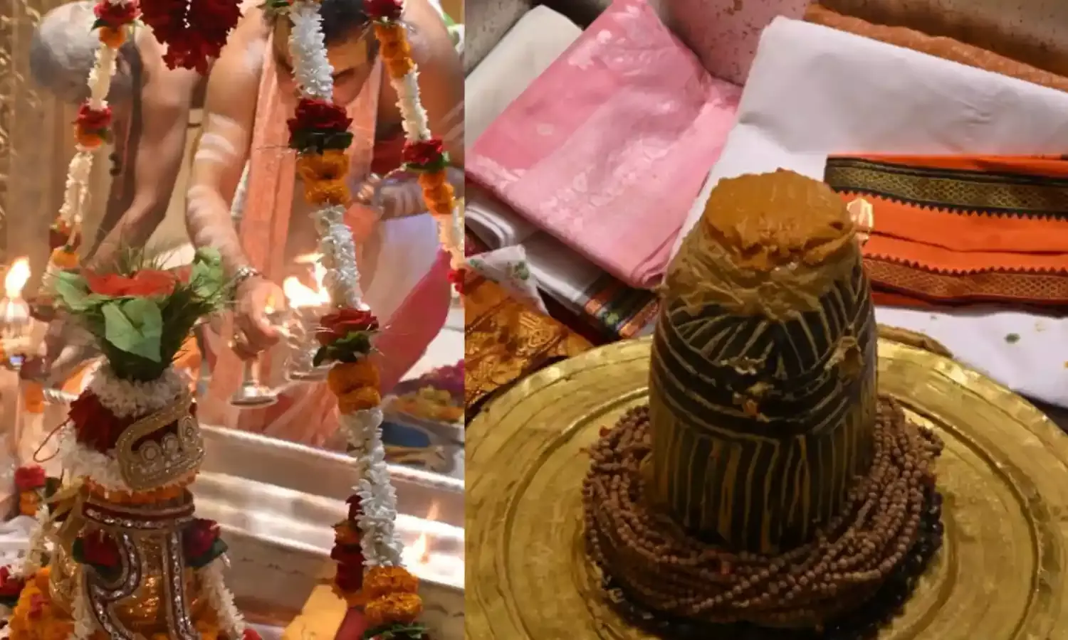 काशी विश्वनाथ मंदिर में भक्तों का हुजूम, पुलिस - प्रशासन ने की श्रद्धालुओं पर पुष्प वर्षा