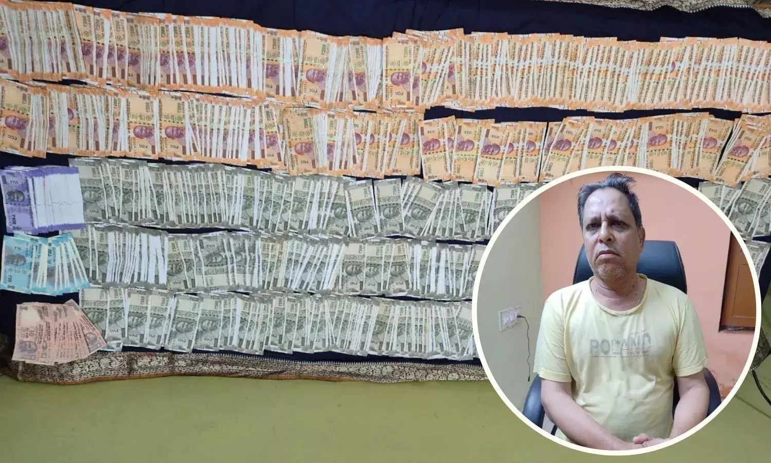 उप रेंजर के घर में मिला खजाना, 1.44 करोड़ नकद के साथ मिले सोने के बिस्किट और सिक्के उप रेंजर के घर में मिला खजाना, 1.44 करोड़ नकद के साथ मिले सोने के बिस्किट और सिक्के