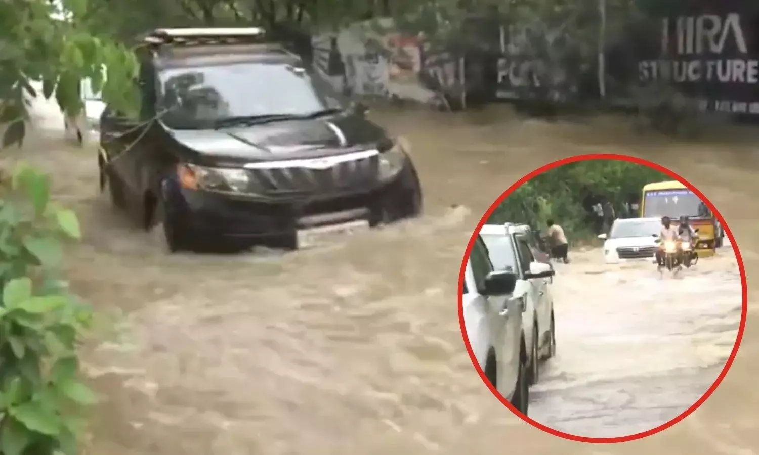 कोरबा में युवक- बिलासपुर में कार बही, 3 जिलों में रेड अलर्ट