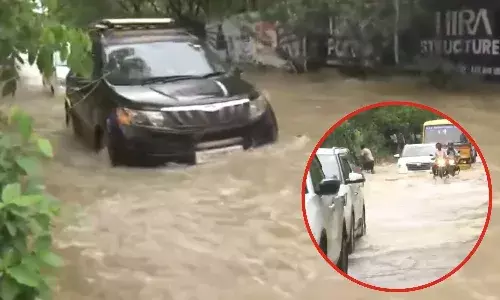 कोरबा में युवक- बिलासपुर में कार बही, 3 जिलों में रेड अलर्ट