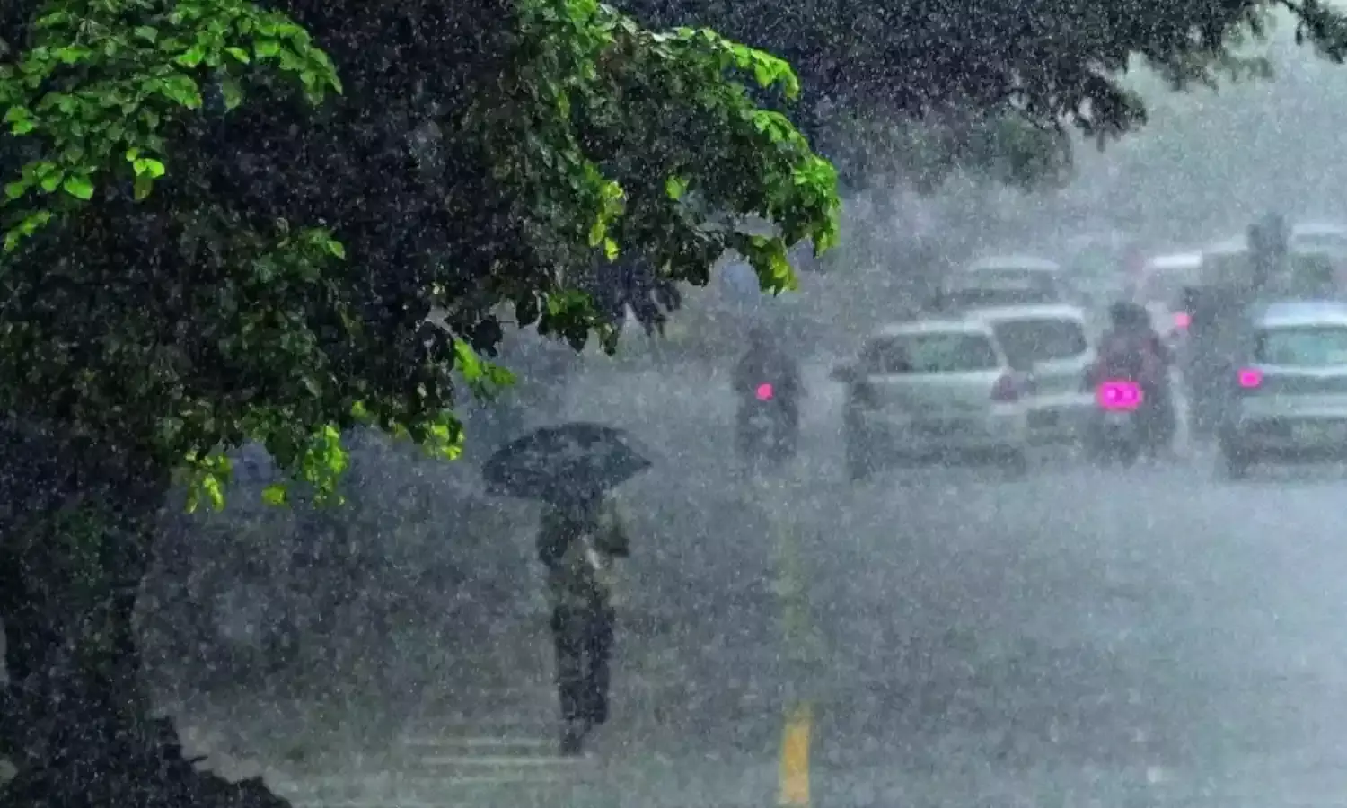 भोपाल में सुबह से तेज बारिश, तीस से अधिक जिलों में अलर्ट
