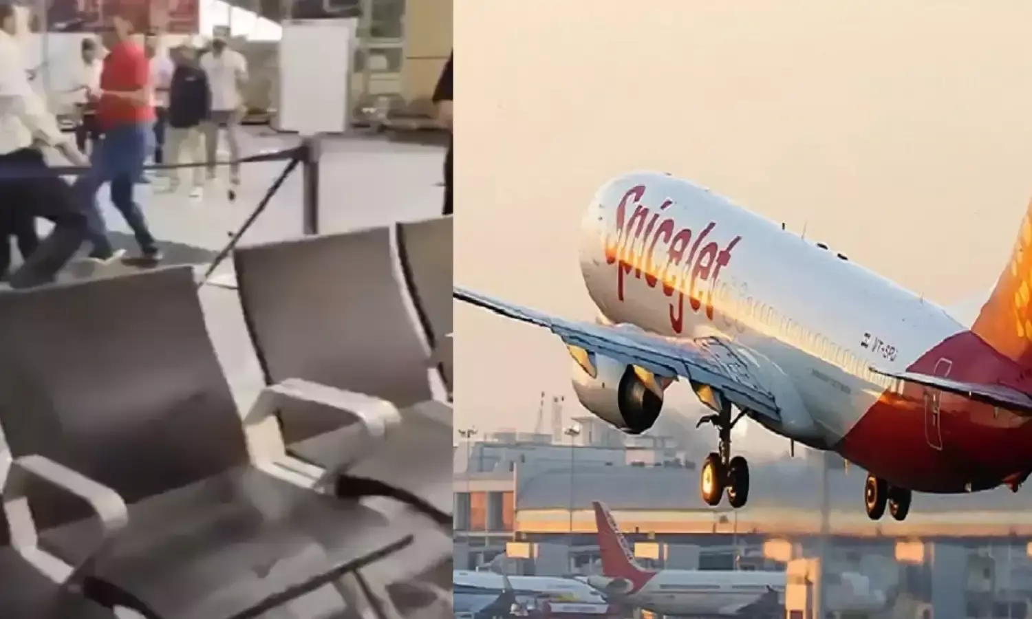 Srinagar Airport Fight Video: Srinagar Airport Fight Video: