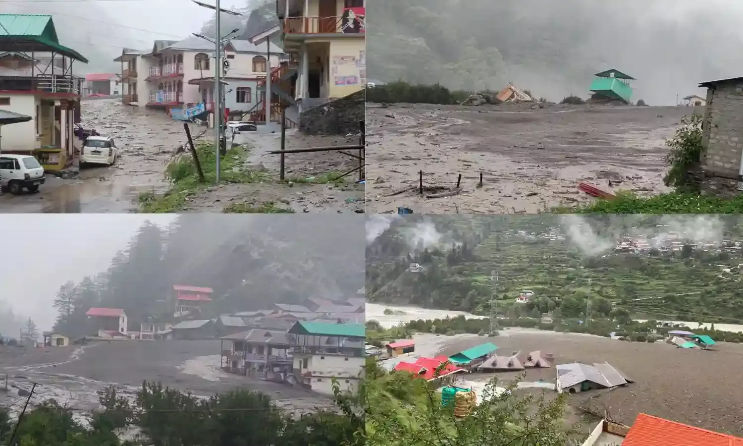 देखते ही देखते गांव हो गया जमींदोज, दिल दहला देंगी ये तस्वीरें