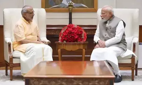 पीएम मोदी ने की एनडीए के उपराष्ट्रपति उम्मीदवार सीपी राधाकृष्णन से मुलाकात, बोले- उनके अनुभव से देश को होगा लाभ