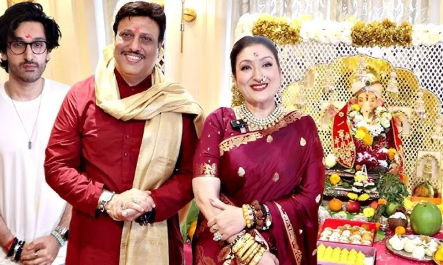 तलाक की अफवाहों पर लगा ब्रेक, गणेश चतुर्थी पर साथ दिखे कपल, बोली सुनीता- ‘मेरा पति सिर्फ मेरा है’