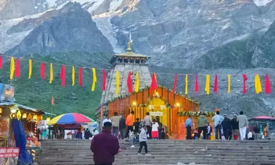 अब तक केदारनाथ धाम में 15 लाख से अधिक श्रद्धालुओं ने किए दर्शन