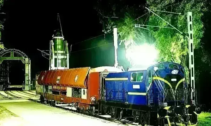 रेल मोबाइल लॉन्चर से अग्नि प्राइम बैलिस्टिक मिसाइल का पहला परीक्षण सफल