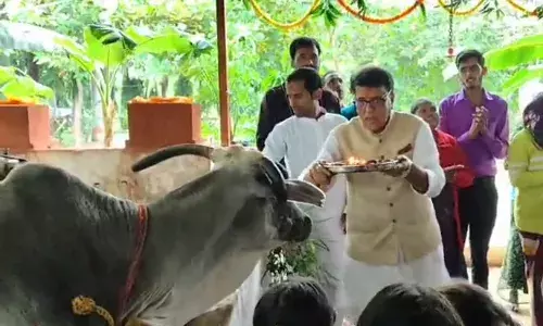 भक्ति और सेवा का संगम: आँगन विद्यापीठ में गोपाष्टमी पर गूंजे ‘गौ माता के जयकारे