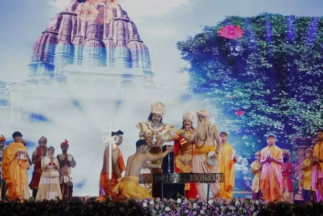 अभ्युदय मध्यप्रदेश के दूसरे दिन महानाट्य विक्रमादित्य का मंचन