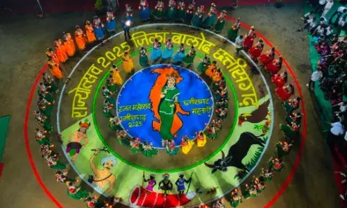 राज्योत्सवः आकर्षण का केंद्र बनी छत्तीसगढ़ महतारी की रंगोली