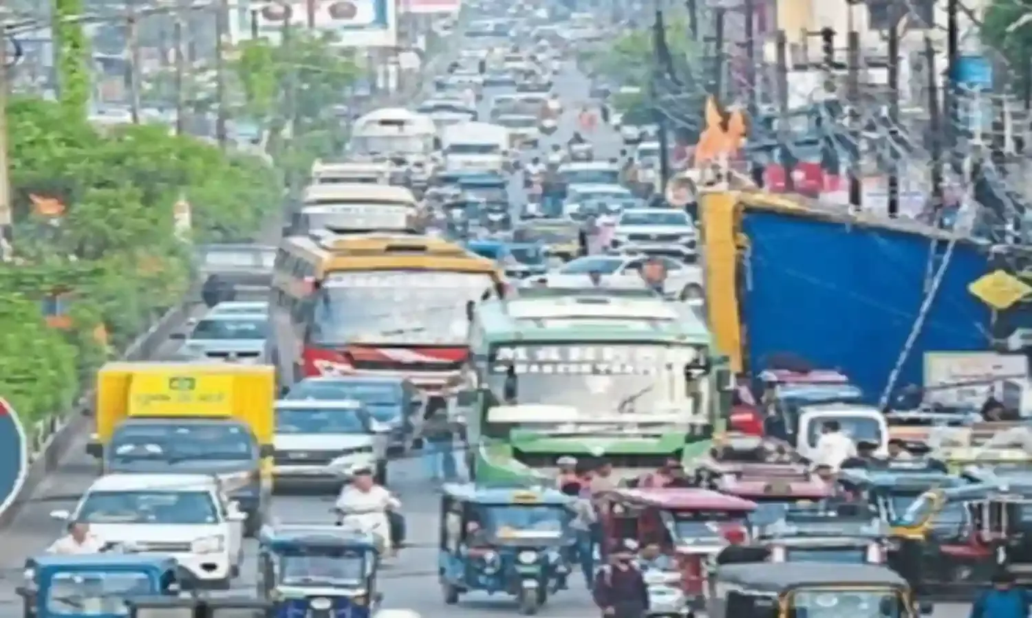 रायपुर में ट्रैफिक जाम की राहत फाइलों में गुम