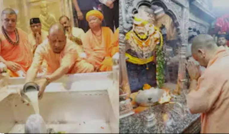 सीएम योगी आदित्यनाथ ने श्रीकाशी विश्वनाथ और काल भैरव के किए दर्शन