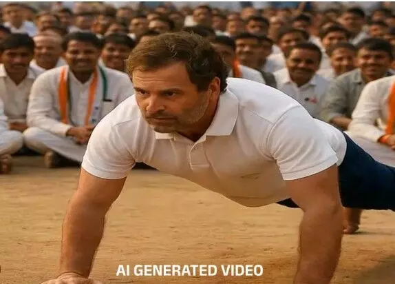 प्रशिक्षण प्रभारी ने जिलाध्यक्षों के सामने लगवाए 10 पुशअप