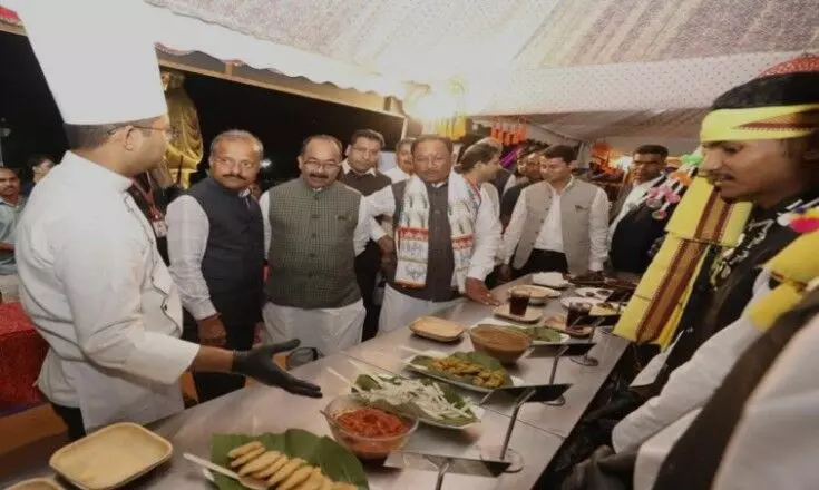 छत्तीसगढ़िया स्वाद से महक उठा केवड़िया