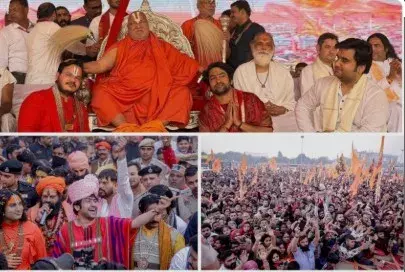 सनातन हिंदू एकता पदयात्रा का ठा. बांकेबिहारी मंदिर में भव्य समापन