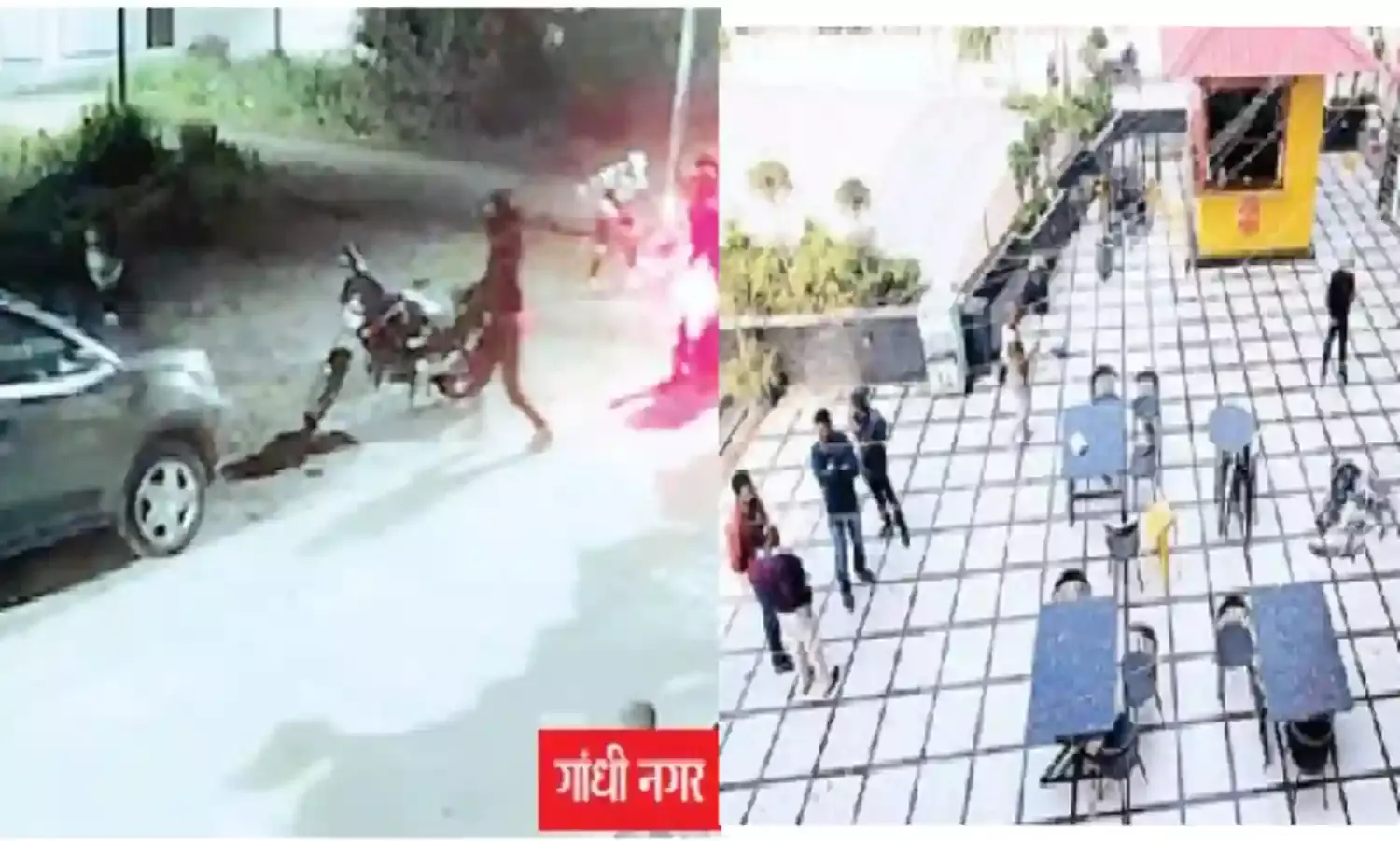 राजधानी में गुंडागर्दी: 7 घंटे में दो जगह तोड़फोड़