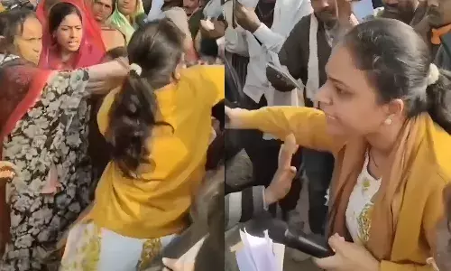 छतरपुर में नायब तहसीलदार ने दिखाई पावर की हनक, खाद लेने आई युवती को जड़ा थप्पड़