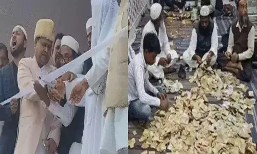 नींव रखने के बाद बाबरी जैसी मस्जिद के लिए आया इतना चंदा...नोट गिनने को बुलाई मशीन, माहौल बिगाड़ने का प्रयास?