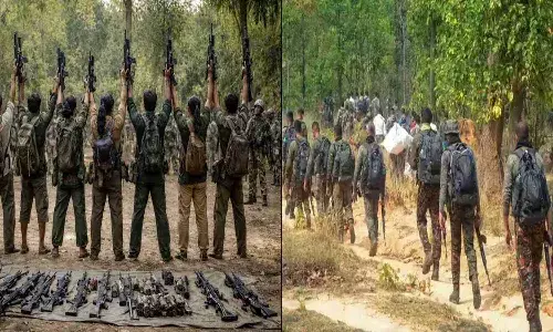 छत्तीसगढ़ में माओवाद को तगड़ा झटका,  84 लाख के ईनामी 34 नक्सलियों ने छोड़ा लाल आतंक