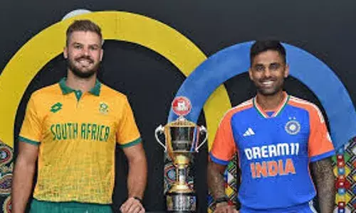 T20 क्रिकेट में हार्दिक ने लगाई भारत की दूसरी तेज फिफ्टी, पंड्या-तिलक की पारी से SA को 232 का टारगेट