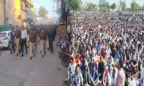 हरदा में 21 सूत्रीय मांग को लेकर करणी सेना का आंदोलन, पुलिस लाठीचार्ज के खिलाफ उमड़ा जनसैलाब