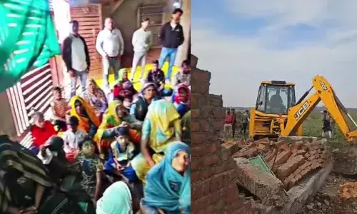 शिवपुरी में धर्मांतरण का मामला आया सामने, अवैध निर्माणाधीन चर्च को वन विभाग ने तोड़ा