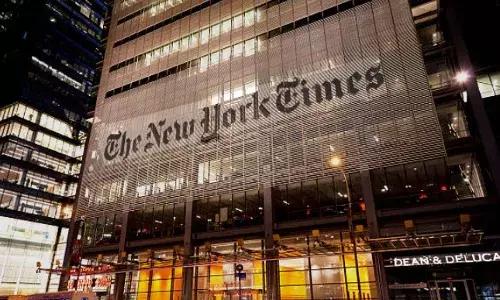 न्यूयॉर्क टाइम्स की पक्षपातपूर्ण रिपोर्टिंग और एजेंडा