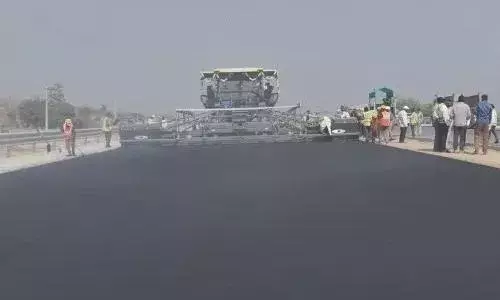 NHAI ने बनाए 2 गिनीज वर्ल्ड रिकॉर्डः बेंगलुरु-विजयवाड़ा एक्सप्रेसवे पर 24 घंटे में बनी 29 किमी सड़क