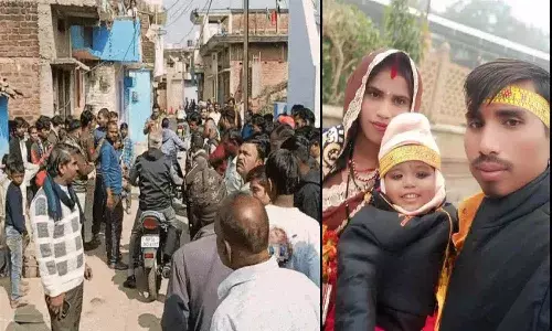 पति, प्रेग्नेंट पत्नी और 2 साल की मासूम फंदे पर लटके मिले, शोक में डूबा इलाका