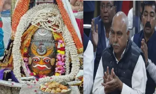 बाबा महाकाल दद्योदक आरती में शामिल हुए हेमंत खंडेलवाल, स्वाभिमान पर्व 2026 की शुरुआत