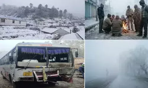 राजस्थान से उत्तराखंड तक सर्दी का कहर, जैसलमेर में 4.6°C, उत्तर प्रदेश में कोहरा, पंजाब हादसे में 4 की मौत