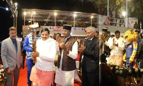 वाटर प्रोजेक्शन और लेजर शो के साथ खेलो एमपी यूथ गेम्स का आगाज, CM मोहन ने किया उद्घाटन