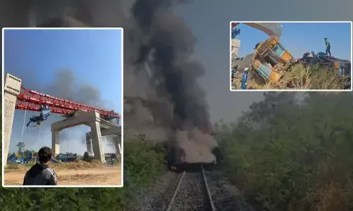 थाईलैंड में ट्रेन पर क्रेन गिरने से 25 की मौत, 80 घायल; ज्यादातर स्कूली छात्र