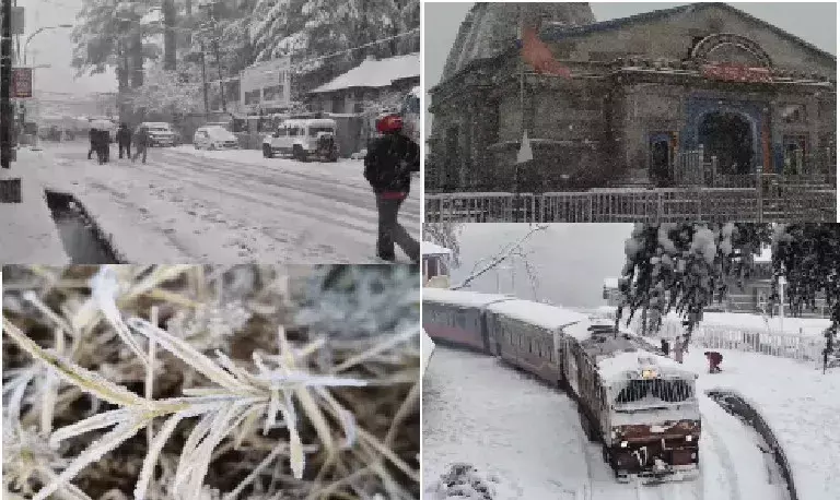 उत्तर भारत में सर्दी का कहर: राजस्थान में पारा 10° तक गिरा, हिमाचल-उत्तराखंड में भारी बर्फबारी