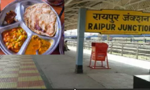 रायपुर: रेलवे स्टेशनों पर 25 रुपए में भरपेट भोजन