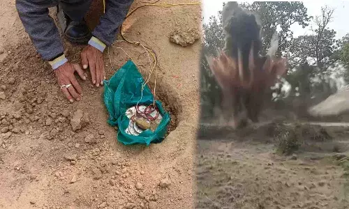 बीजापुर में माओवादियों की साजिश नाकाम, 30 किलो की 2 IED बरामद की नष्ट