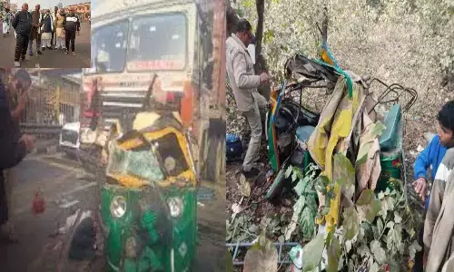 आगरा में तेज रफ्तार का कहर; 100KM स्पीड में ट्रक ने 2 ऑटो रौंदे, जगन्नाथ पुरी से लौट रहे 6 की मौत