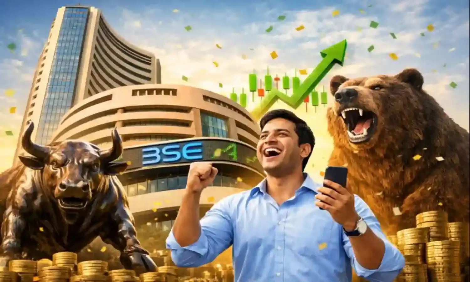 बजट बाद गिरे शेयर बाजार में आया उछाल, सेंसेक्स 940 अंक चढ़ा, निवेशकों के 5 लाख करोड़ बढ़े