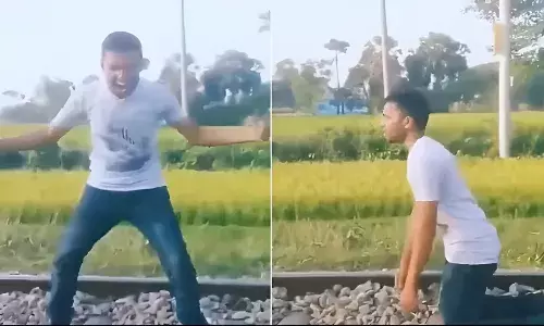 रील के लिए ट्रेन के नीचे लेटना भारी पड़ सकता है, हैदराबाद पुलिस की कड़ी चेतावनी