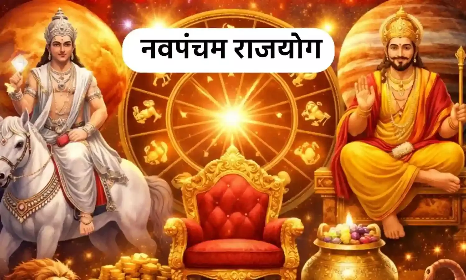 शुक्र–गुरु बनाएंगे नवपंचम राजयोग, बदल जायेगी इन राशियों की किस्मत..