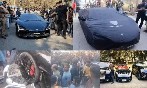 कानपुर में लेम्बोर्गिनी का कहर, कारोबारी के बेटे ने 6 को रौंदा, 10 फीट उछला बुलेट सवार
