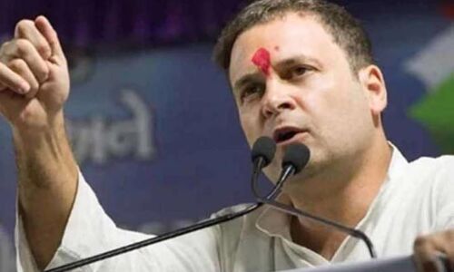 मध्य प्रदेश : राहुल की सभा में बोतलें फेंके जाने की आशंका