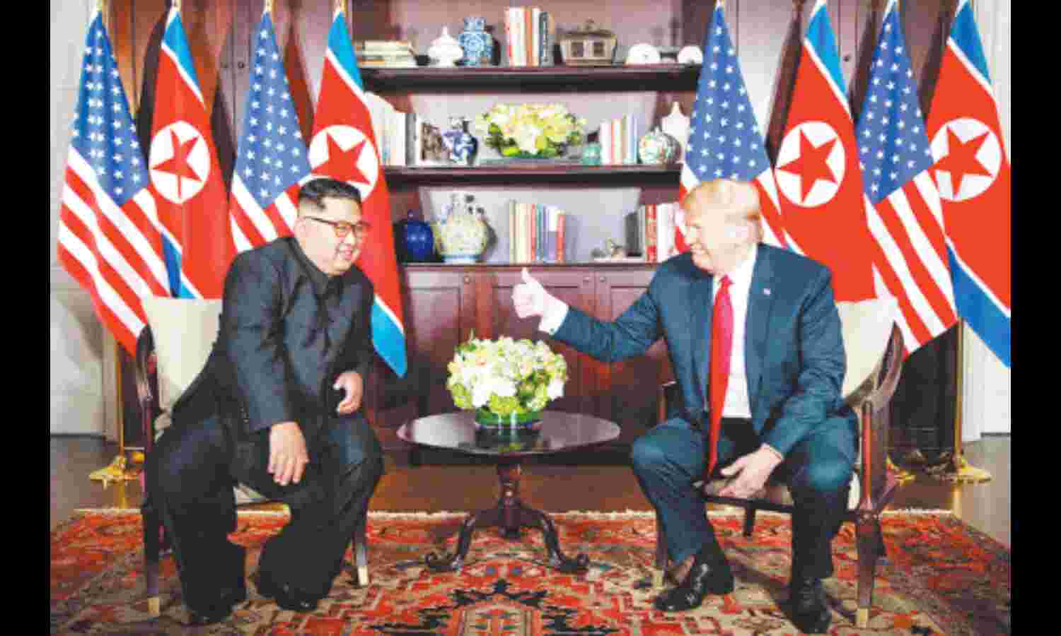 ट्रम्प-किम मुलाकात एक ऐतिहासिक पल