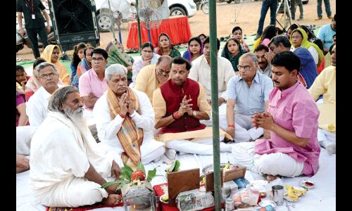 वीरांगना लक्ष्मीबाई बलिदान मेला का हुआ भूमिपूजन वीरांगना लक्ष्मीबाई बलिदान मेला का हुआ भूमिपूजन