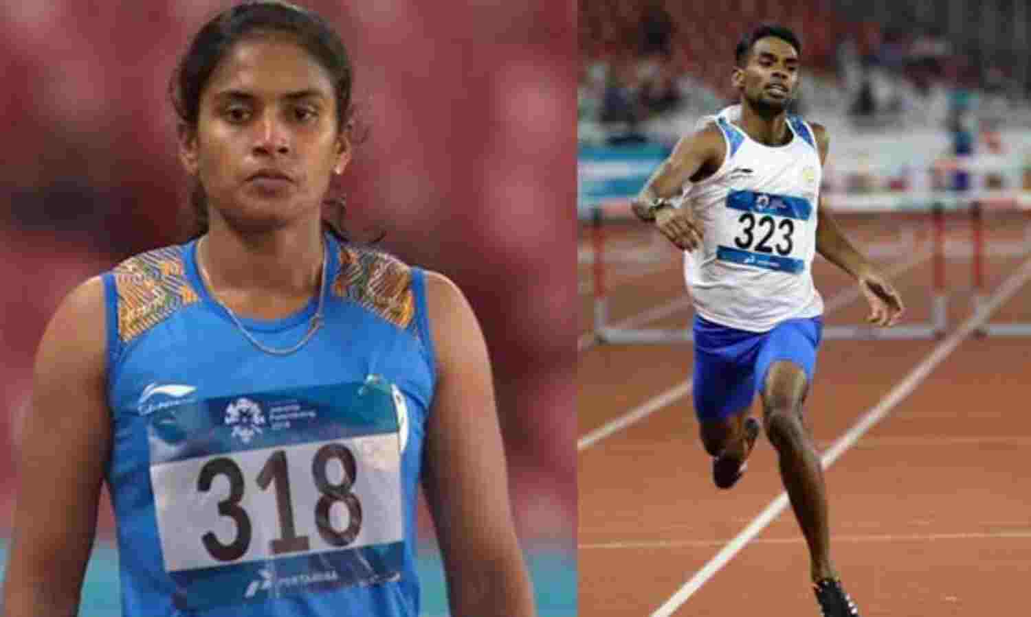 Asian Games 2018 : धरुण अय्यासामी और सुधा सिंह ने जीता रजत