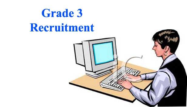 सहायक ग्रेड-3 पद के पात्र-अपात्र अभ्यर्थियों की हुई सूची जारी