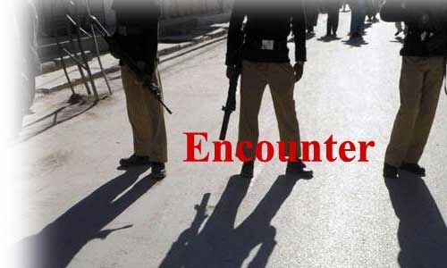 आजमगढ़ : पुलिस और बदमाशों बीच मुठभेड़, दो बदमाश गिरफ्तार, दारोगा जख्मी